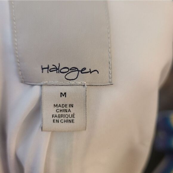 Halogen A- Symmetrical Striped Blazer - Picture 10 of 10
